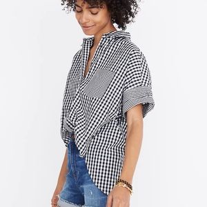 S Madewell Gingham Button Down